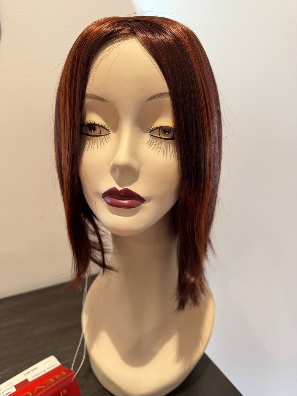 Mila by Revlon Straight Layered Wig in Deep Auburn Red 0189